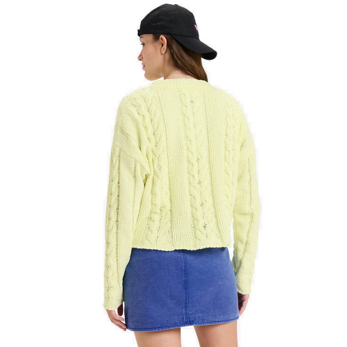 Roxy Γυναικεία πλεκτή μπλούζα Chloe Kim Cropped Cable Knit Jumper